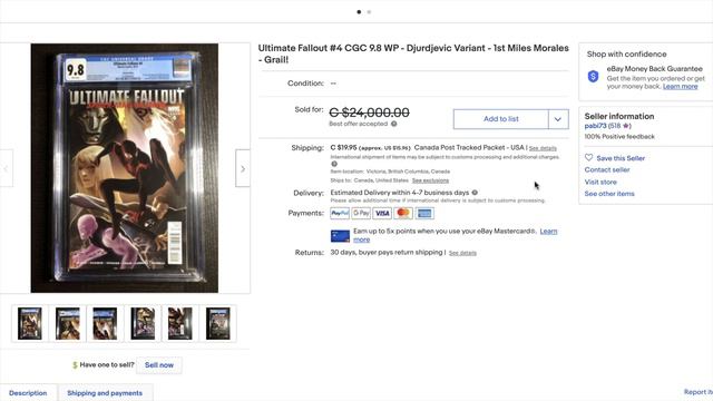 Comic books speculation - Ultimate Fallout #4 Variant смотреть онлайн