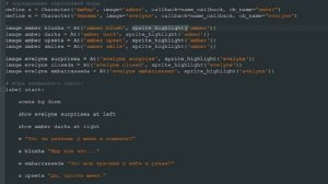 Как автоматически выделять говорящего персонажа в РенПай? | Космо