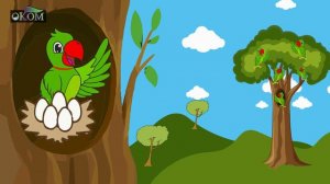 The Parrot | listening practice| | lesson 1| OKOM Easy English  #stories #english #parrot #kids