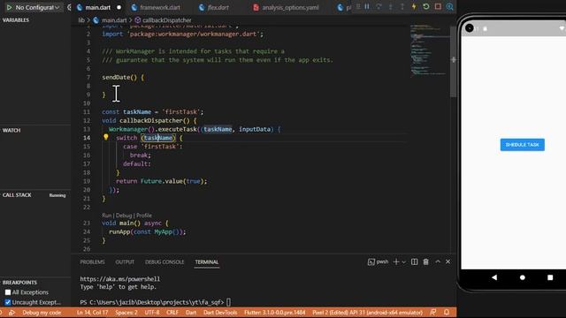 workmanager in flutter | background services | Shedule Task | Froground Task in Flutter смотреть онлайн
