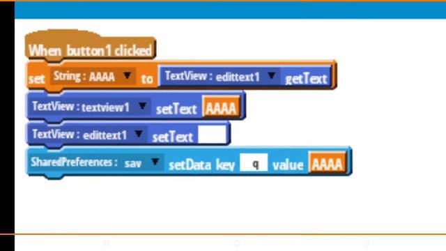 Отображение String в Sketchware, EditText - TextView. Запись Текста на Sketchware