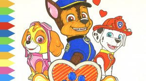 Щенячий патруль - раскраски, сюрпризы и игрушки из мультиков