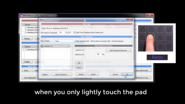 MIDI keyboard Macros Setup