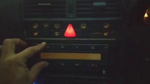 C240 W202 Mercedes Benz climate control fault codes reset  S202