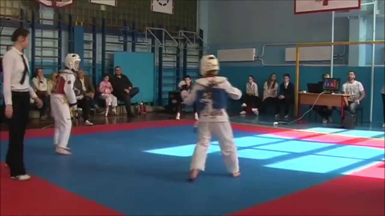 Taekwondo WTF. V Открытое Первенство района Кузьминки. 29.03.2015. Демашин-Мокшин. смотреть онлайн