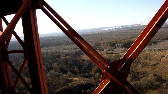 ЛЭП\ 154киловольта\ 90метров\ г.Запорожье\ о.Хортица\ "3 мачты" смотреть онлайн