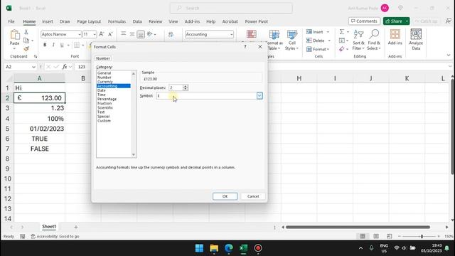 Different Types of Number Formats in Excel - Excel Tutorial 5 смотреть онлайн