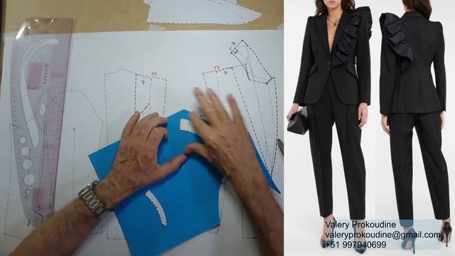 моделируем жакет modelado de chaqueta #курсыкройкиишитья #валерийпрокудиншитьё #diseñodemodas смотреть онлайн