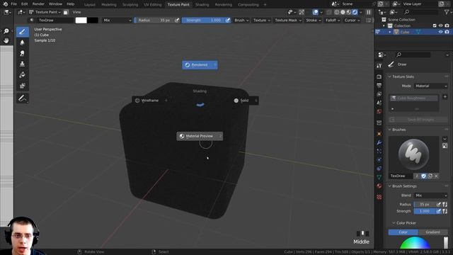 How to Texture Paint Roughness Maps in Blender (Tutorial) смотреть онлайн