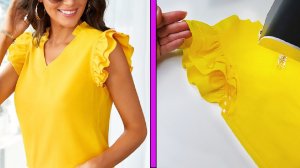 В чём секрет рукава-крылышка (никто не поверит, что сшил новичок)