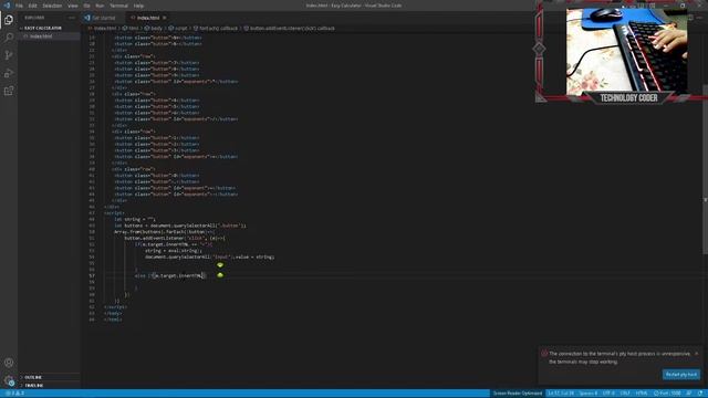 How to make a calculator by HTML, CSS & JavaScript. (Source Code) смотреть онлайн
