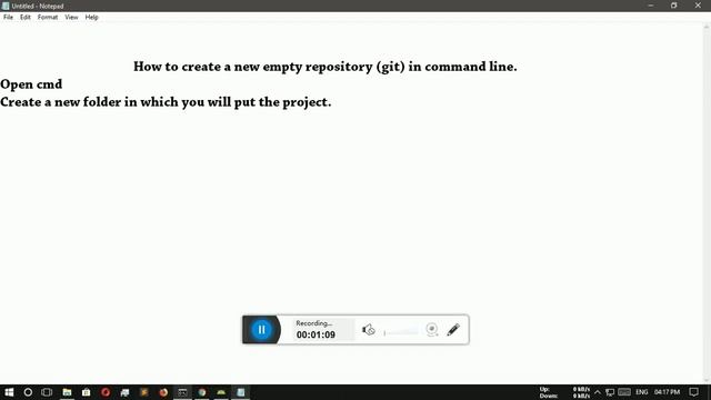 How to create a new git repository. смотреть онлайн