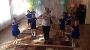 Флеш - моб  "Веселая зарядка" в детском саду