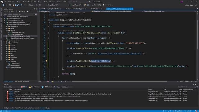 Using HttpClient Best Practices - FULL STACK WPF (.NET CORE) MVVM #29 смотреть онлайн
