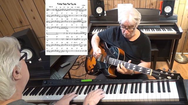 Tiptoe Thru The Tulips - Jazz guitar & piano cover ( Al Dubin ) смотреть онлайн