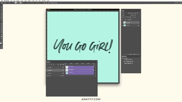 How to make a fade in text animation inside Photoshop | ana & yvy смотреть онлайн