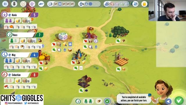 For Chits & Giggles, We Play... Charterstone: Digital Edition! смотреть онлайн