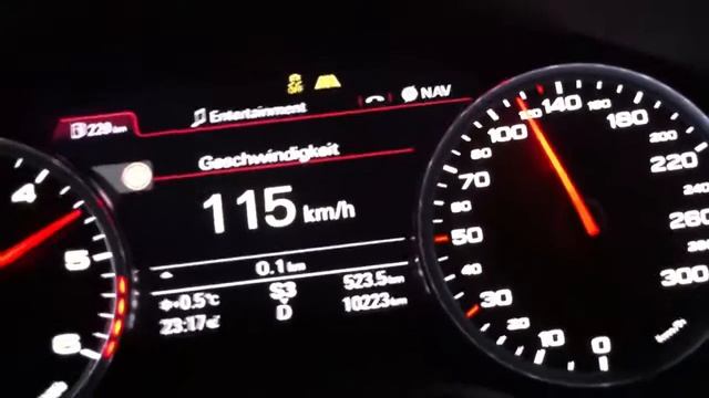 Audi A7 3.0 BiTdi acceleration 4.5 s. 0-100 Km/h (0-174 Km/h) смотреть онлайн
