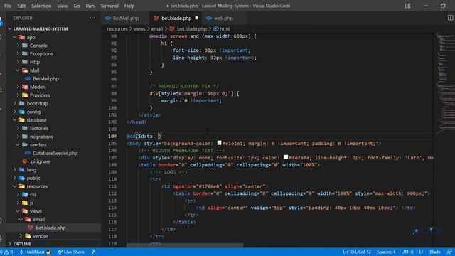 (07) Pass Dynamic values in Laravel Email | Advance Mail Series in Laravel смотреть онлайн