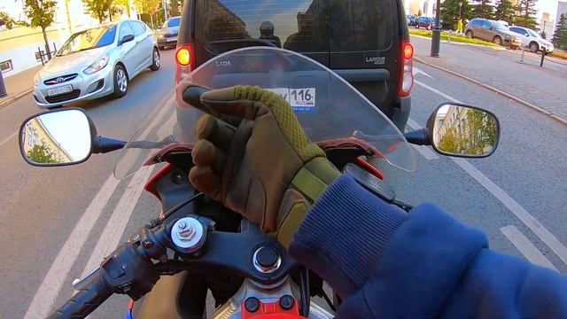 Осень. Казань. Мотоцикл. Honda cbr 600 f4i. VLOG - 13 смотреть онлайн