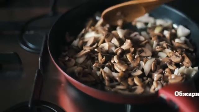 Грибной суп в хлебе