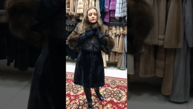 ?Норковая шуба Nafa(стрижка) и Канадского соболя? смотреть онлайн