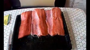 Красная рыба семужного посола , мой рецепт засолки лосося.