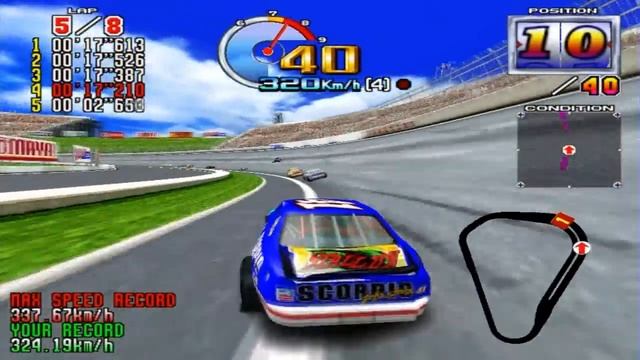 Daytona USA 2 (Arcade) - Beginner Track (1st Place) смотреть онлайн