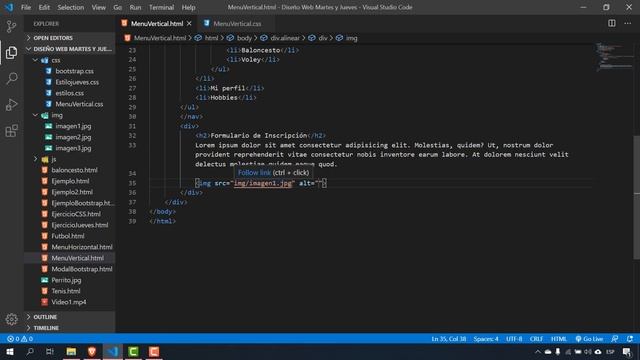 Menu Vertical Bootstrap 4 смотреть онлайн