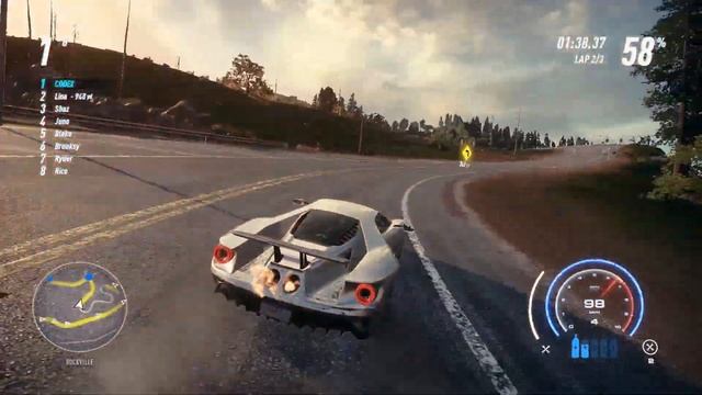 NFS Heat - FORD GT Vs FERRARI F40 (Best Engine Fully Upgraded 400+ Ultimate+ Parts)