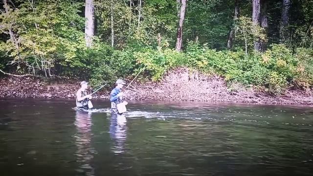муж ловит ленков🐟, река Дальняя смотреть онлайн