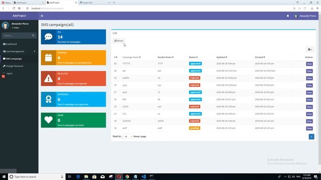 laravel vue (admin user panel) смотреть онлайн