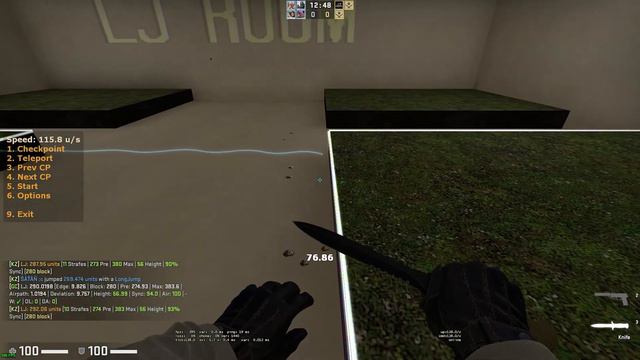 CSGO KZ - Jumpstats (292.7, 288 Blocks) смотреть онлайн