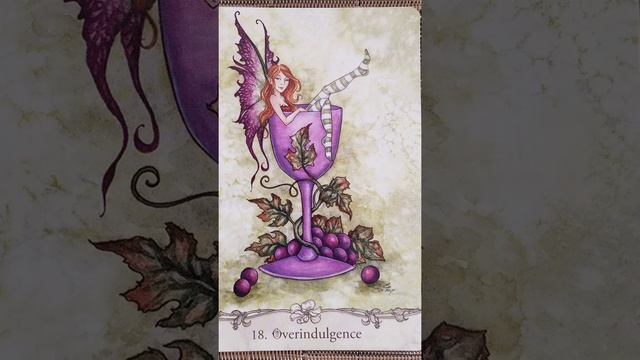 Overindulgence (18) ? Fairy Wisdom Oracle card meaning смотреть онлайн