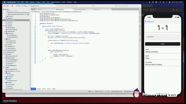 Azure SignalR Service in your Xamarin app | MonkeyFest USA 2020 смотреть онлайн