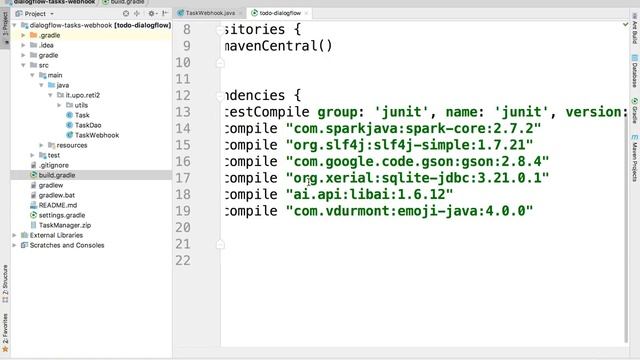 Reti2-2018-L7 Spark per i webhook di Dialogflow смотреть онлайн