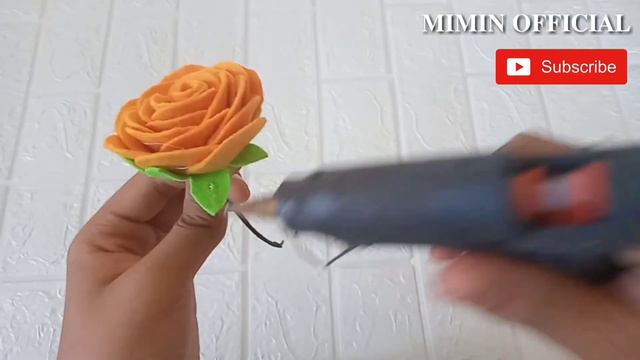 DIY:Cara membuat bunga flanel || DIY:How to make flannel flowers смотреть онлайн