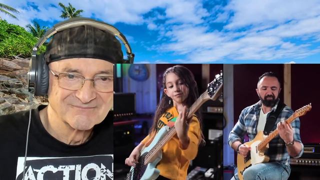 Ellen Alaverdyan - Don't Stop The Music (Father & Daughter Duet) (Reaction) смотреть онлайн