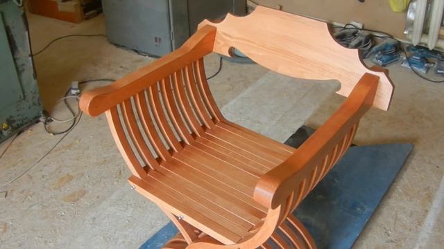 Обзор курульного кресла. Вариант третий. смотреть онлайн