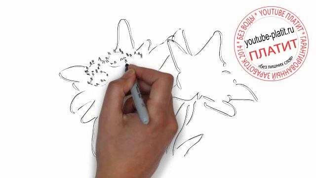 Как нарисовать цветок карандашом поэтапно смотреть онлайн