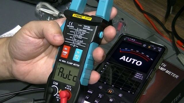 Bluetooth Aneng ST207 Alicate Amperímetro/Multímetro, controlado por celular e baixo custo (R$173)! смотреть онлайн