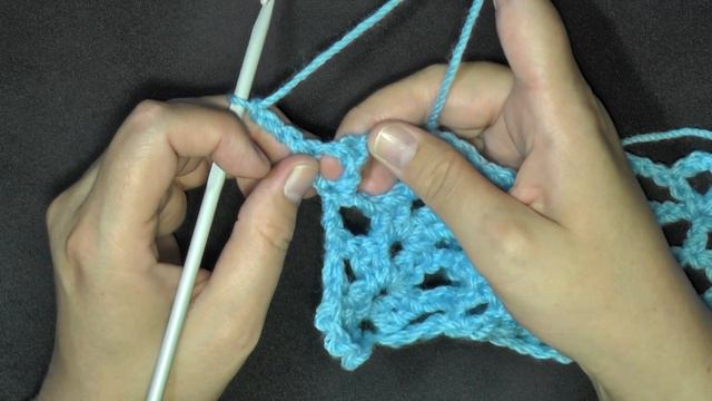 Pineapple Lace Shawl - Left Handed Crochet Tutorial - Part 1 смотреть онлайн