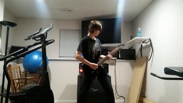 Burning Moon Sickness by Necrophagia guitar cover смотреть онлайн