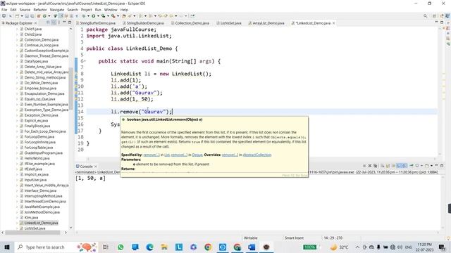 Java LinkedList & Its Methods | Collections Framework | Tutorial #82 смотреть онлайн