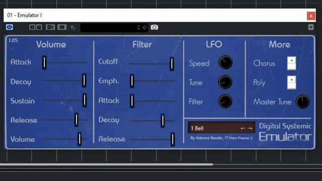 Free VST - Emulator 1 synthesizer смотреть онлайн