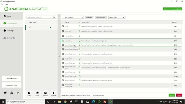 Solved no module named 'tensorflow'. Easiest Way to install TensorFlow For Anaconda on Windows 10. смотреть онлайн