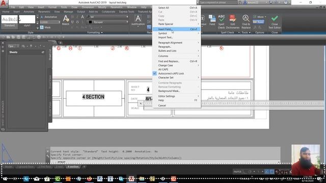 AutoCAD Creating Field Auto page numbering bases on layout tab content total layout no part 1/2 смотреть онлайн