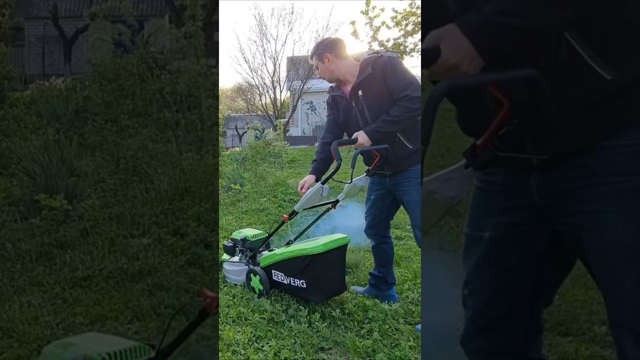 Мощная самоходная газонокосилка с шириной скашивания 51 см. Модель REDVERG RD-GLM51S смотреть онлайн
