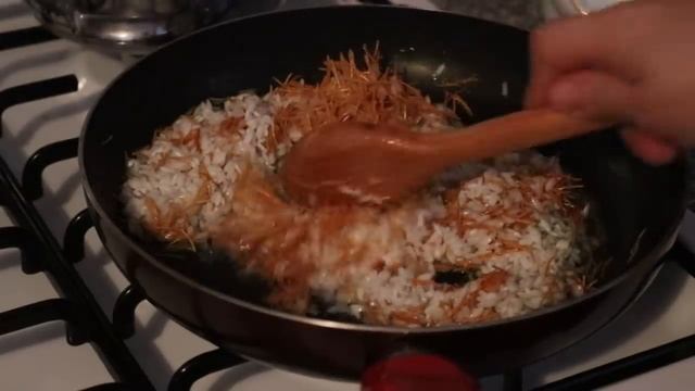 Рецепт плова с вермишелью по-турецки/Tel Şehriye Pilavı Tarifi/Как приготовить плов
