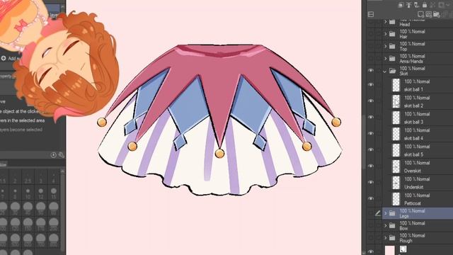 Drawing And Cutting Parts For  A Chibi Vtuber Model